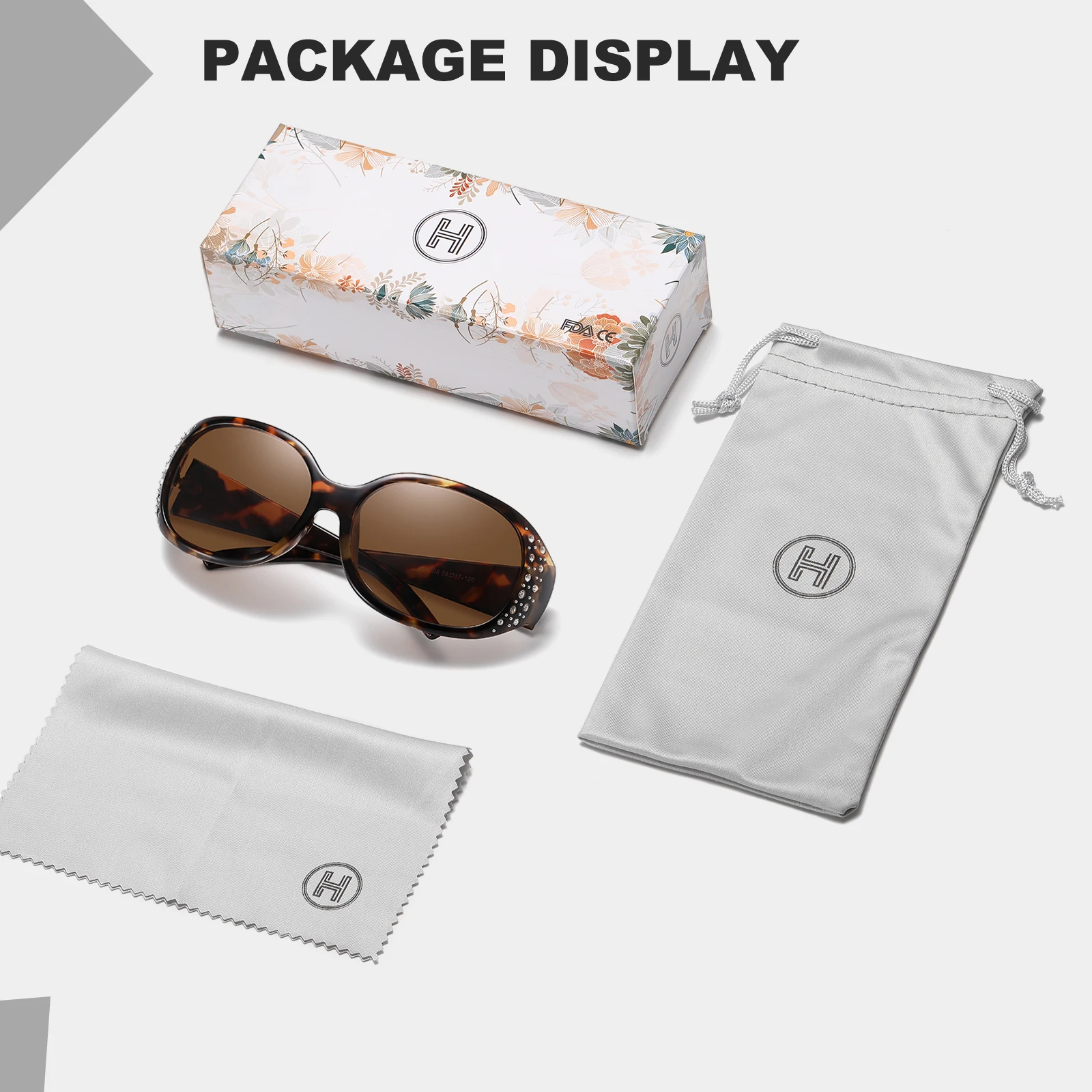 Oval sunglasses, fashionable diamond-encrusted street style sunglasses