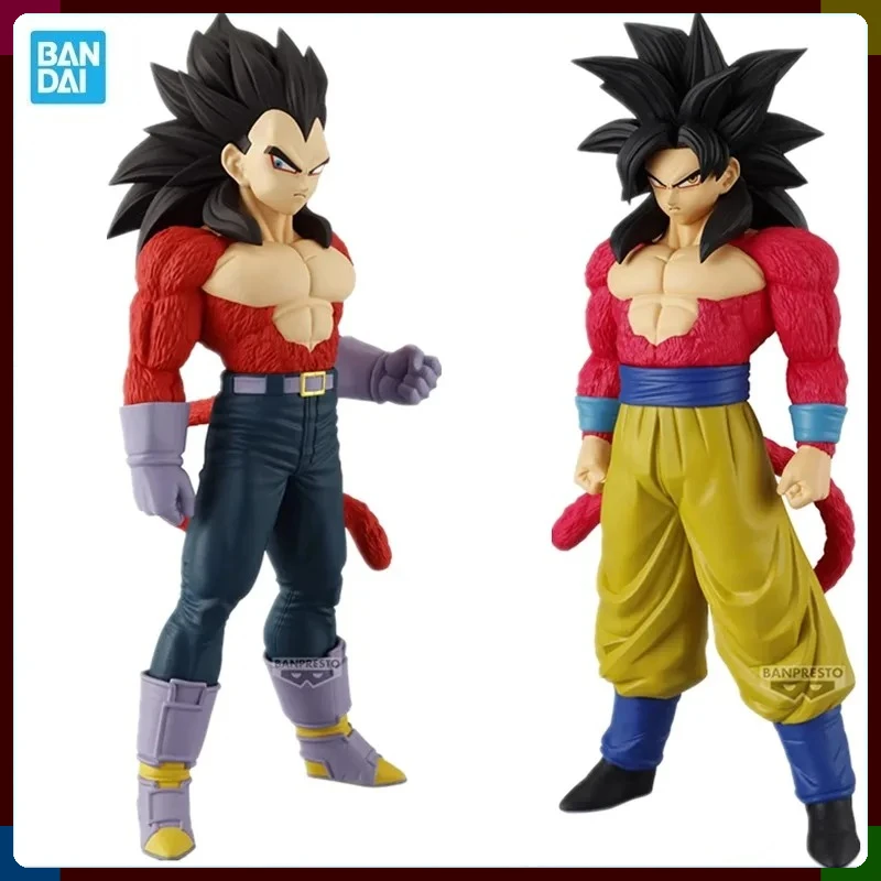 

Коллекционная фигурка BANPRESTO Bandai Anime Dragon Ball GT Solid Edge Works: Вегета и Сон Гоку, модель из ПВХ, оригинальный подарок