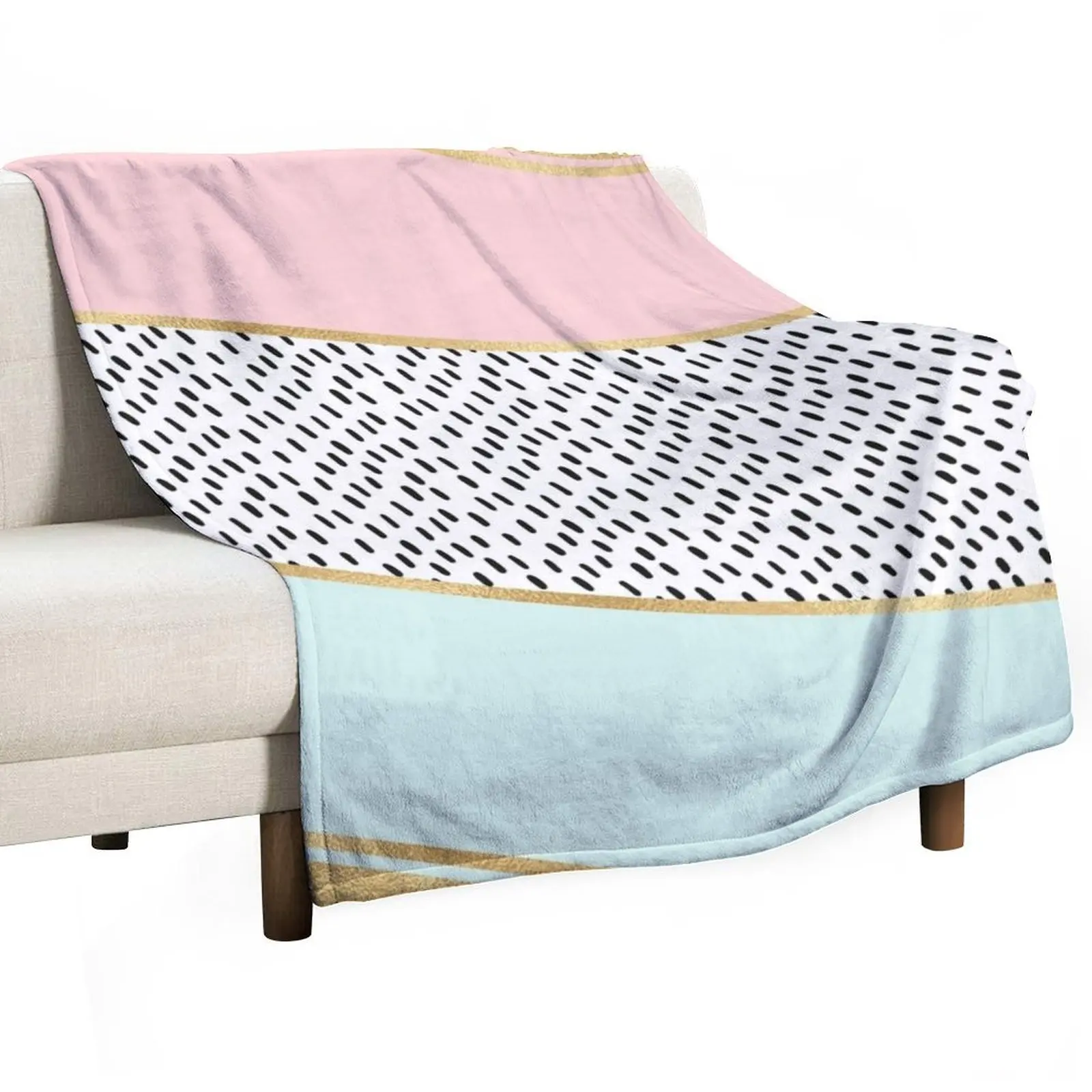 

Golden pastel luminescence Throw Blanket Decorative Sofa blankets ands for winter Soft Blankets