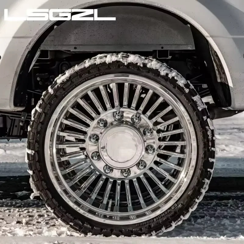 i LSGZL Dually Forged Wheels 8x6.5 6x139.7 8x180 10x225 Multi-spoke OffRoad Wheels 22 24 26 Inch Forged Truck Rims for F350