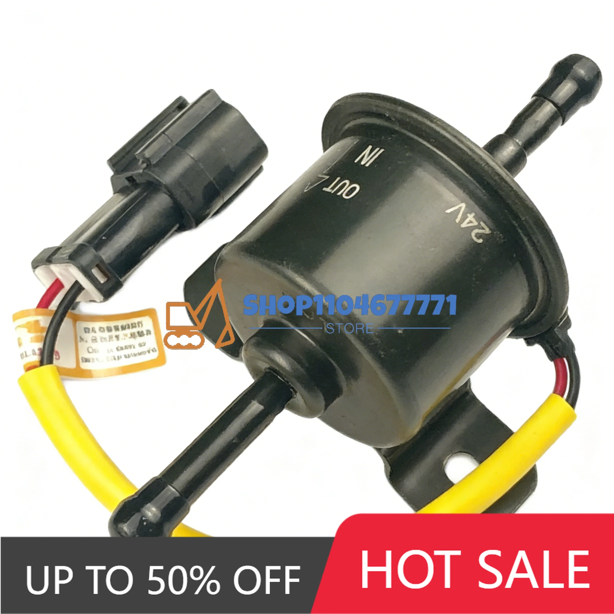 For YM 12V24V Electronic Pump Excavator Pickup Truck Gas and Diesel All Copper External Fuel Pump  Delivery Pumps
