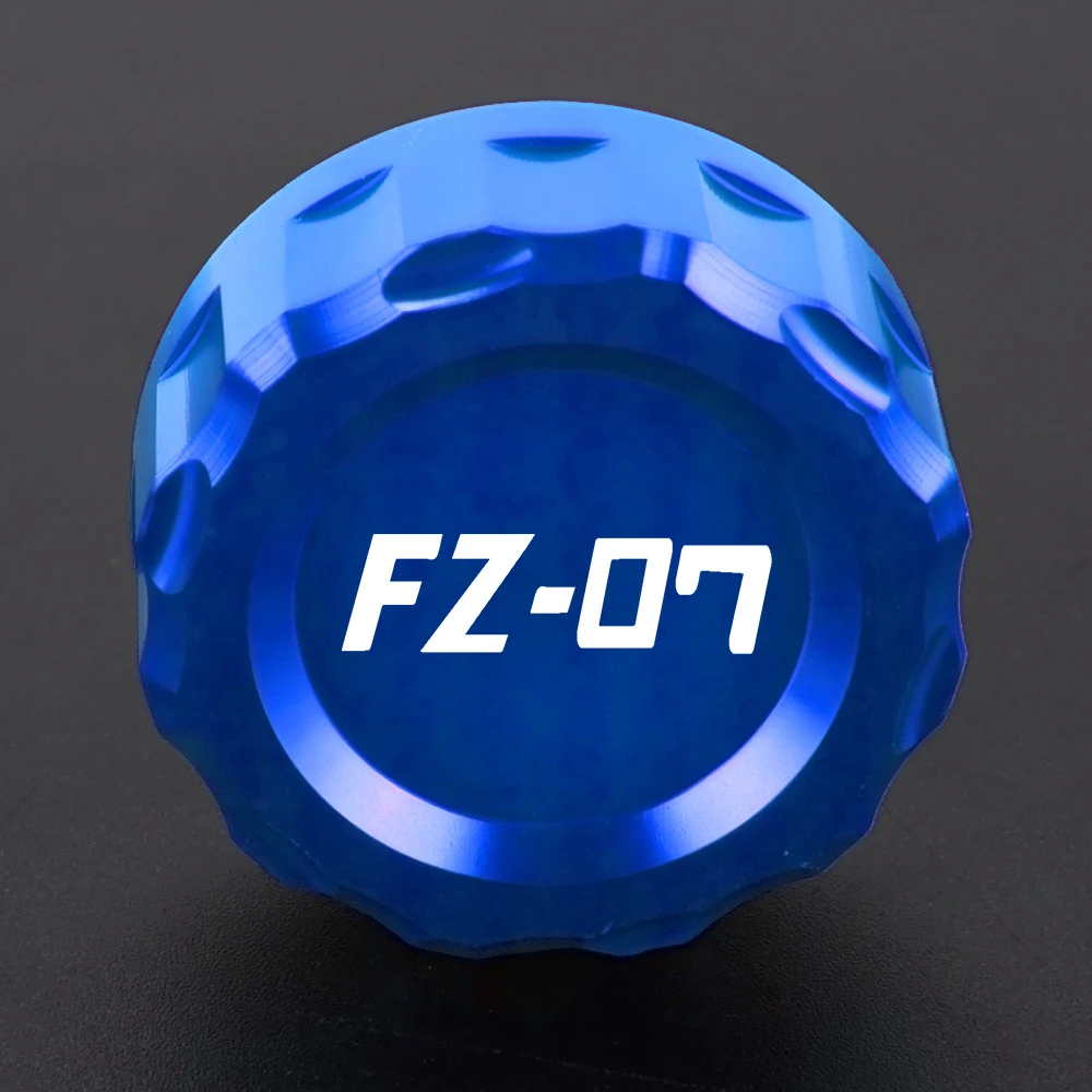 لياماها FZ-07 FZ07 FZ 07 2013 2014 2015 2016 دراجة نارية الملحقات CNC الخلفية سائل الفرامل خزان غطاء اسطوانة غطاء الألومنيوم