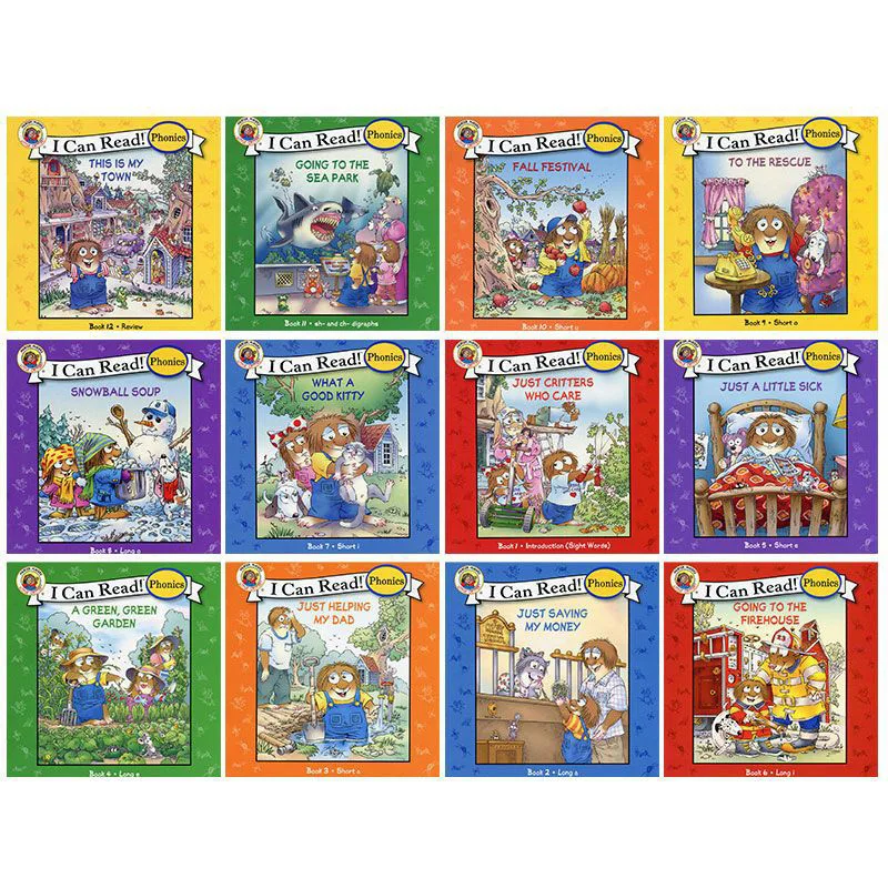 

12 Books With Free Audio English Original Version I Can Read Phonics Little Critter English Books Libros Livros