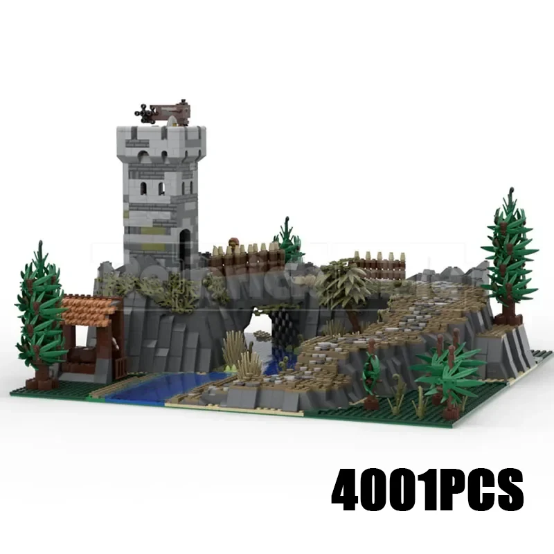 

New Moc Building Blocks Medieval Architecture Model Watchtower Modular Building Blocks Gift Children's Toys DIY Assembly Set