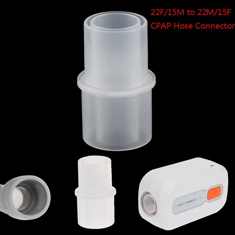 22F to 15M or 22M to 15F Mini Hose Connector CPAP Tub Oxygen Tubing Adapter〔DD329〕