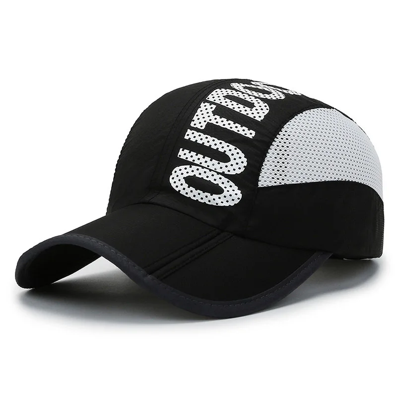 Summer Quick Drying Ultra-Thin Breathable Baseball Cap Men Women Snapback Folding Sport Outdoor Hiking Mountaineering Hat