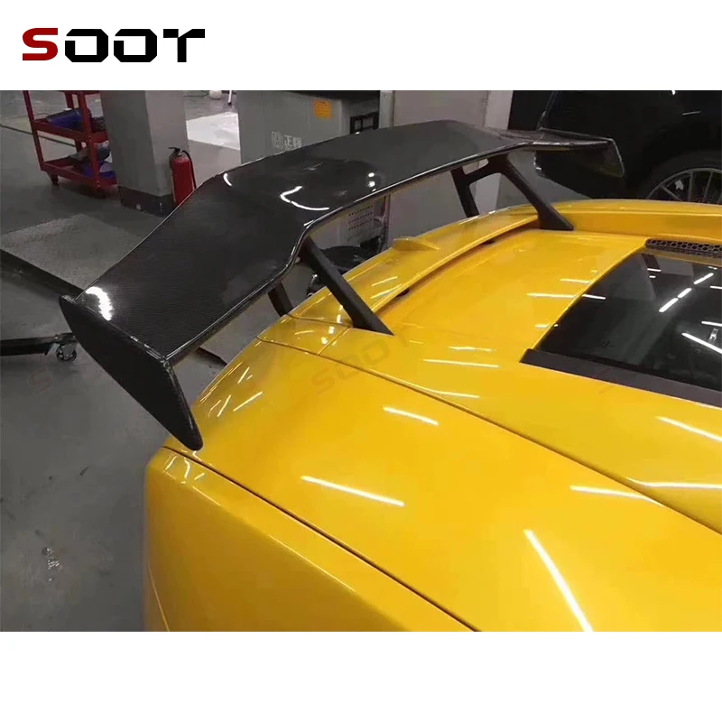 Alerón de fibra de carbono para Lamborghini Huracán LP550 LP610, aletas traseras, alerón de maletero, alerón guía, alerón trasero, piezas de automóvil