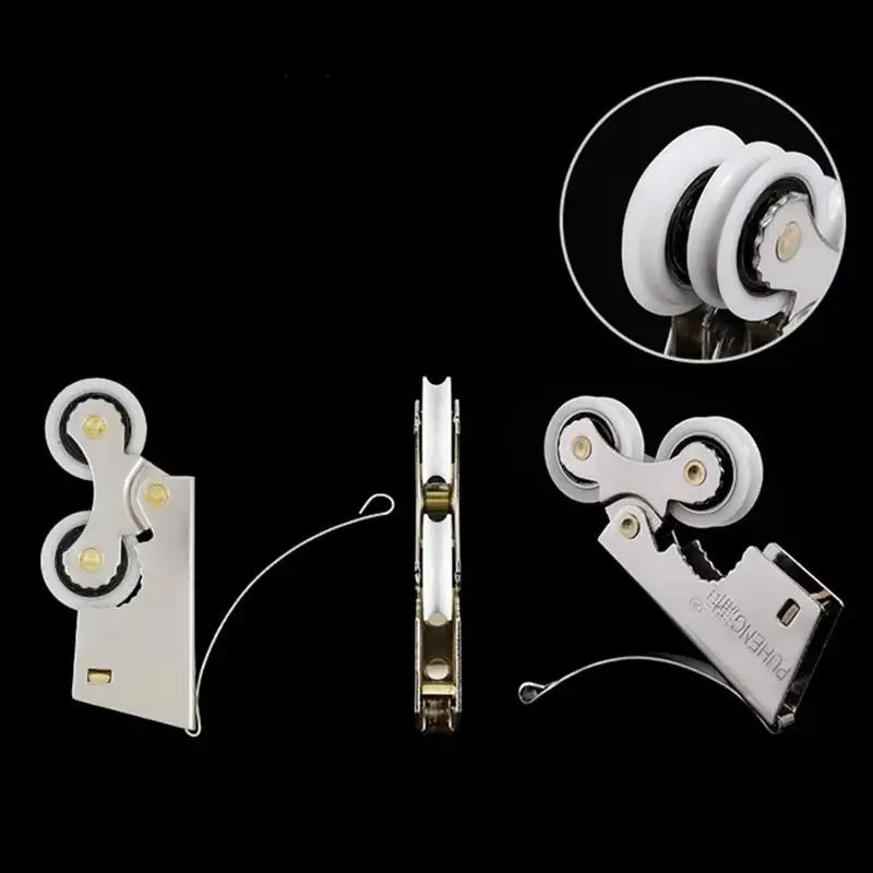 Schiebetürrolle für Kleiderschränke, robust, verschleißfest, für reibungsloses Gleiten, Hardware für die Reparatur von Schränken, DIY-Heimwerkerbedarf. – Detail 11