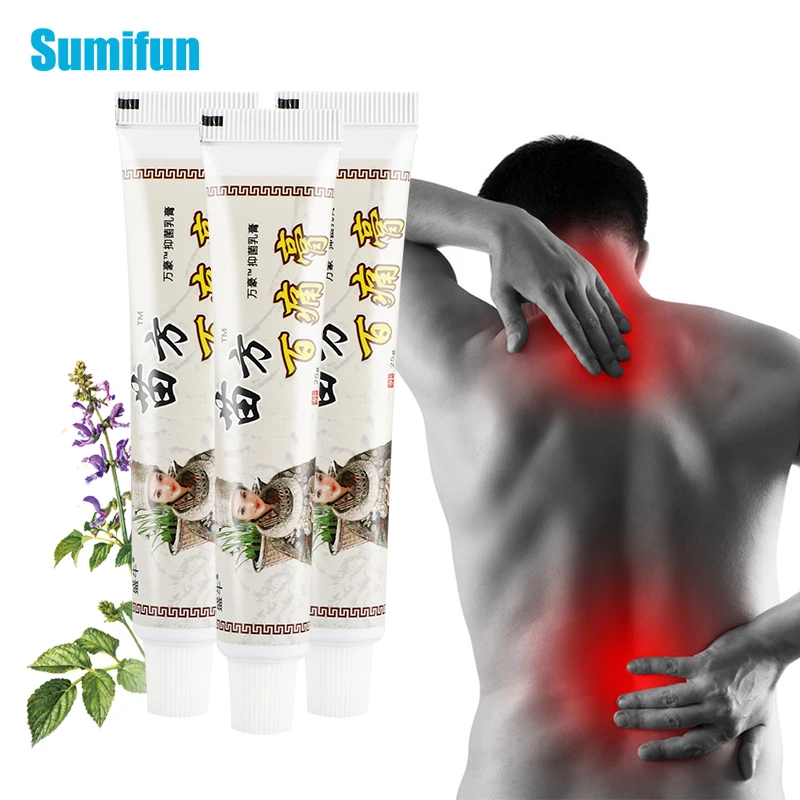 

3pcs Analgesic Ointment Arthritis Joint Back Knee Muscle Sore Pain Relief Cream Lumbar Orthopedic Chinese Herbal Medical Plaster