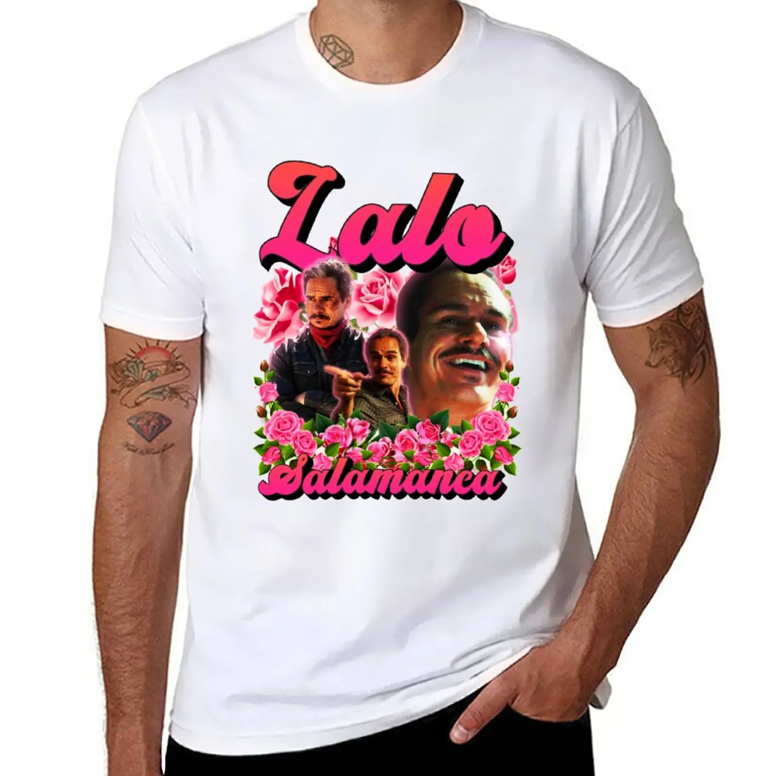 New Lalo Salamanca Better Call Saul T-Shirt cute tops Short sleeve Men's cotton t-shirt