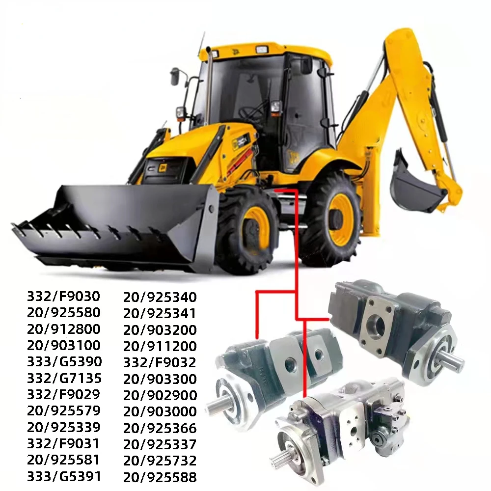 Backhoe loader 3cx 3dx PGP620 20/925580 20/925339 20/903300 332/F9029 332/F9030 332/F9031 919/62400 gear pump