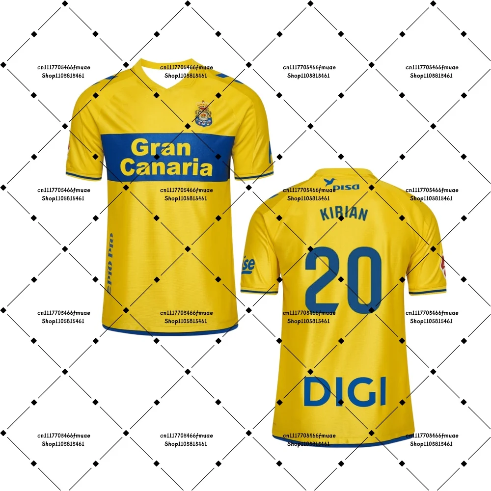 2026-27 Kirian Rodríguez 20 Las Palmas Mens Soccer Dry-fit Adult T-shirt Unisex Sports Home Training Breathable Football Jersey