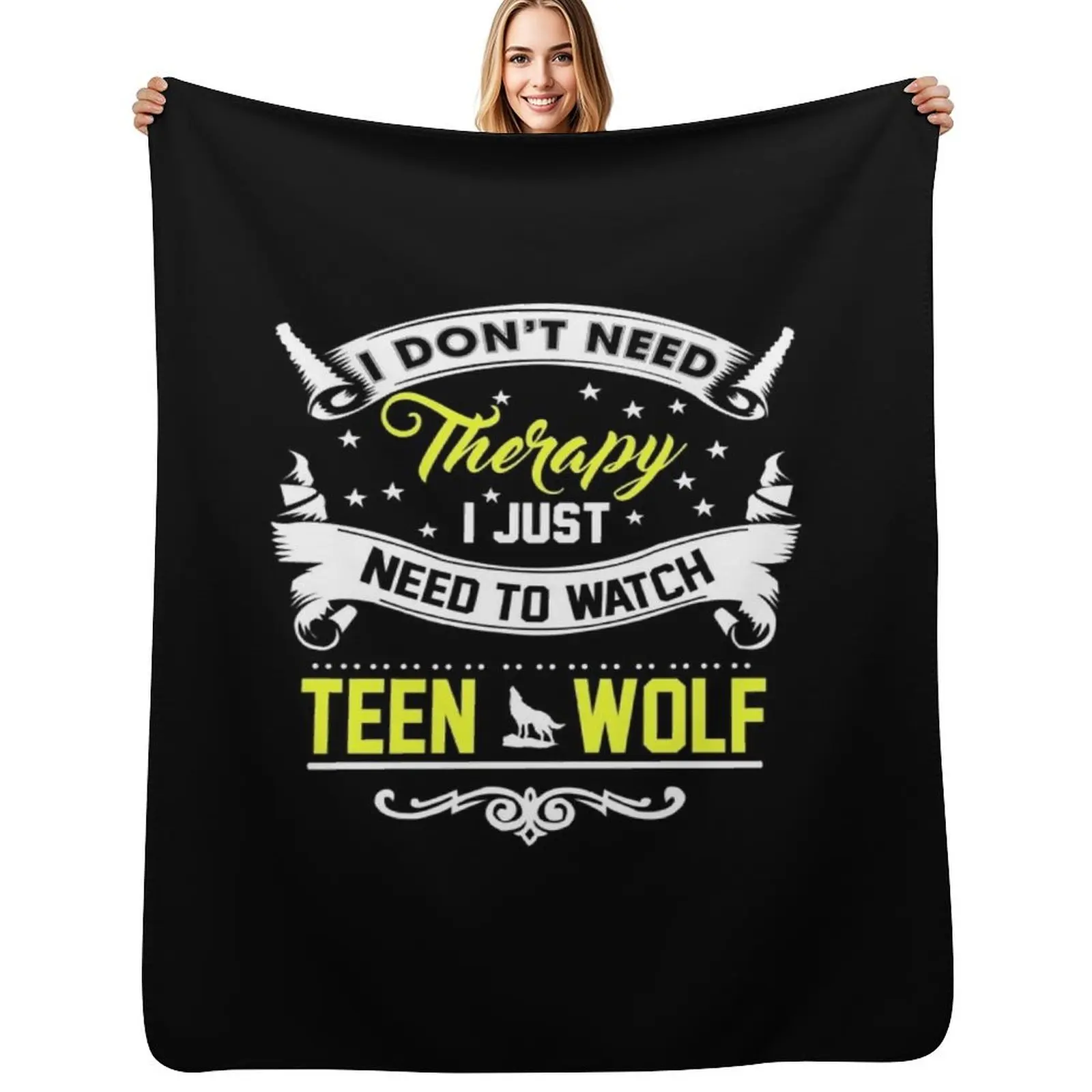 I Don't Need Therapy Throw Blanket Warm Soft Big Decorative Sofa Travel Decorative Beds Summer Blankets