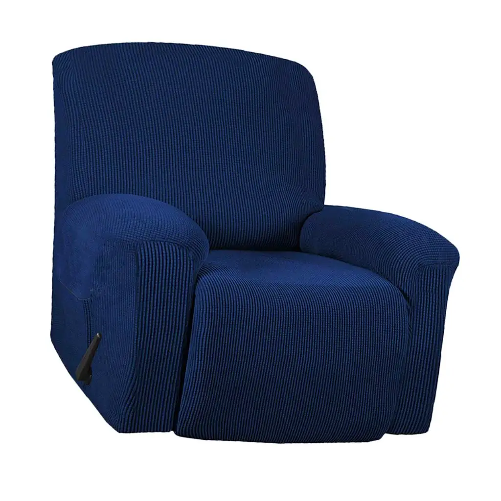 Sofa Slipcovers for Recliner Chair Stretchy Elastic Protector Pet Hair Stain Resistant with Foam Sticks for Armchair
