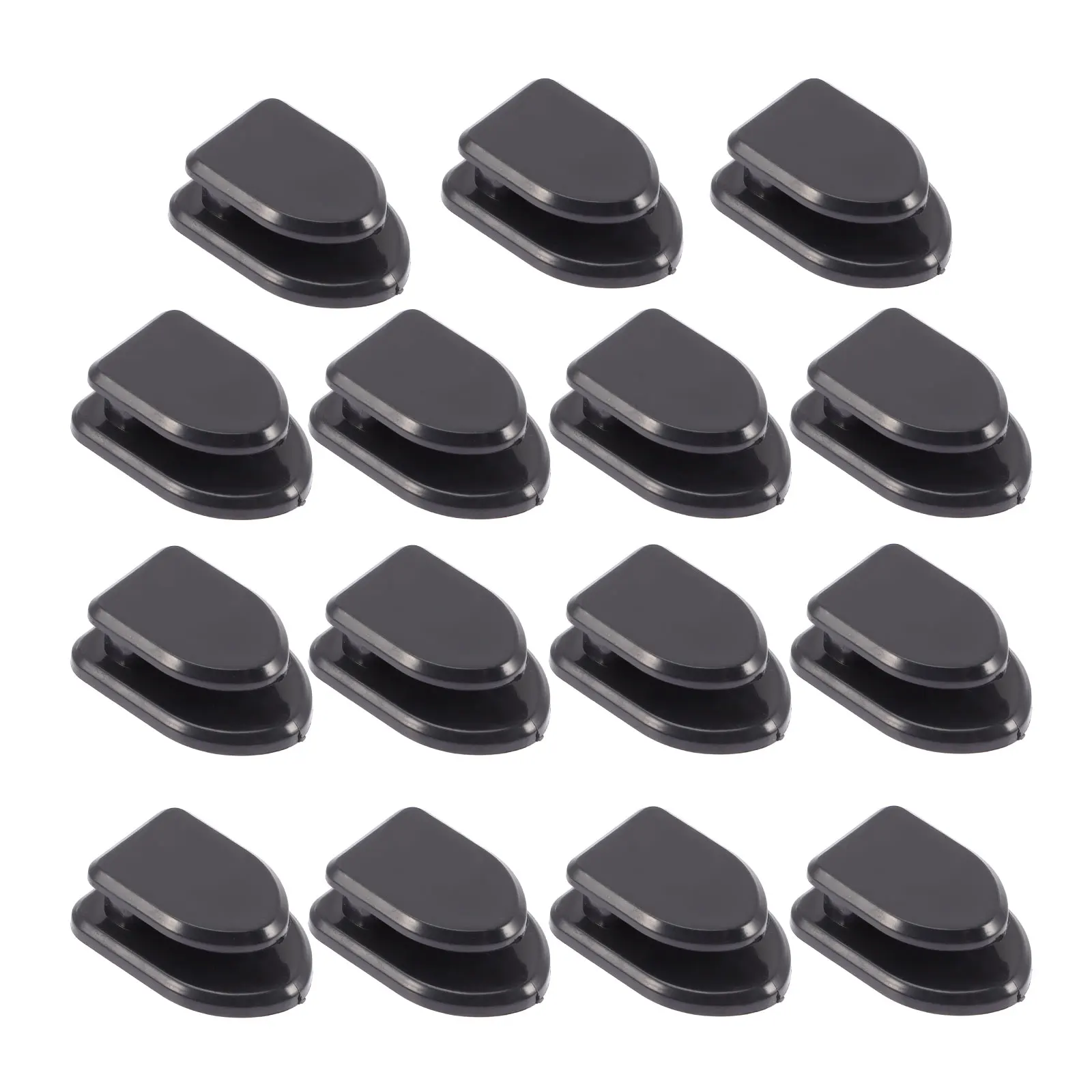 

15pcs Car Adhesive Hanger Mask Storage Car Hooks For Mask Organizer Self Stick Holder Auto Tear Off Film Durable Plastic