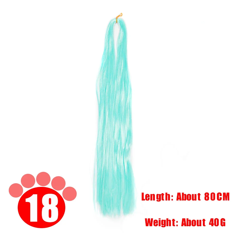 BJD SD Puppe 80CM/40 Weiß Schwarz Haar Reihe Milch Seide Anti-Mohair Perücke Handgemachte Haken Transplantation Puppe haar
