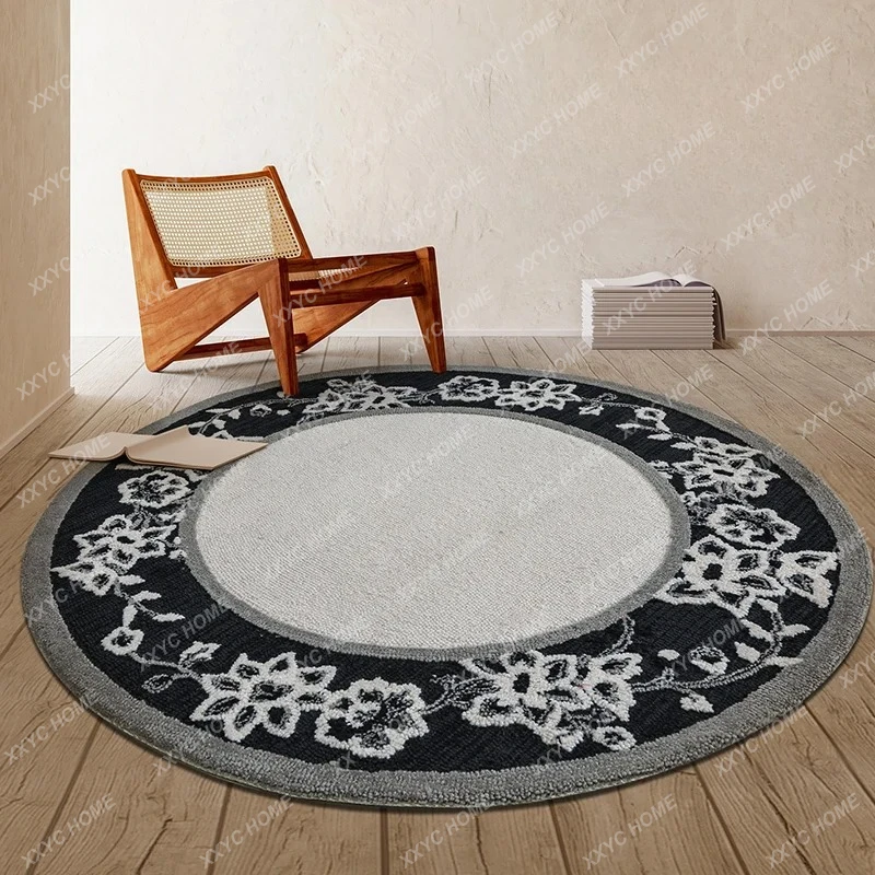 

A Special Offer For Orphans] Round Carpet Handmade Wool Atmosphere Feeling Leak Pick-up Special Offer Flawless Sample Treatment