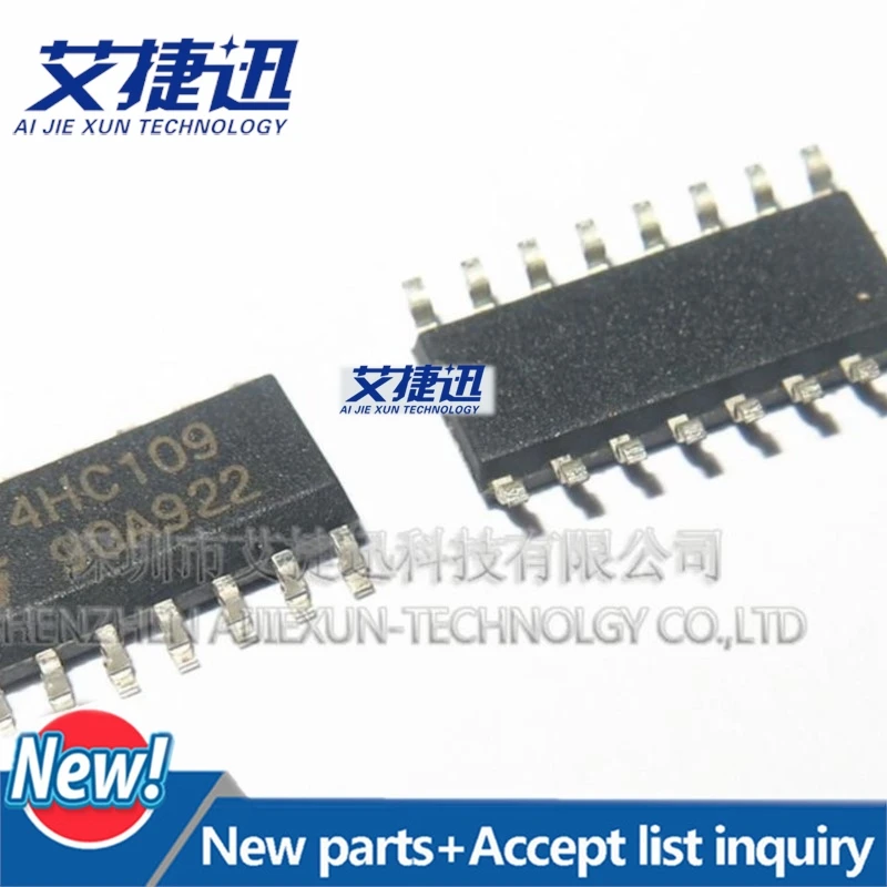 50PCS 74HC109D SOP16 Dual JK flip-flop with set and reset; positive-edge trigger in stock 100%New and original