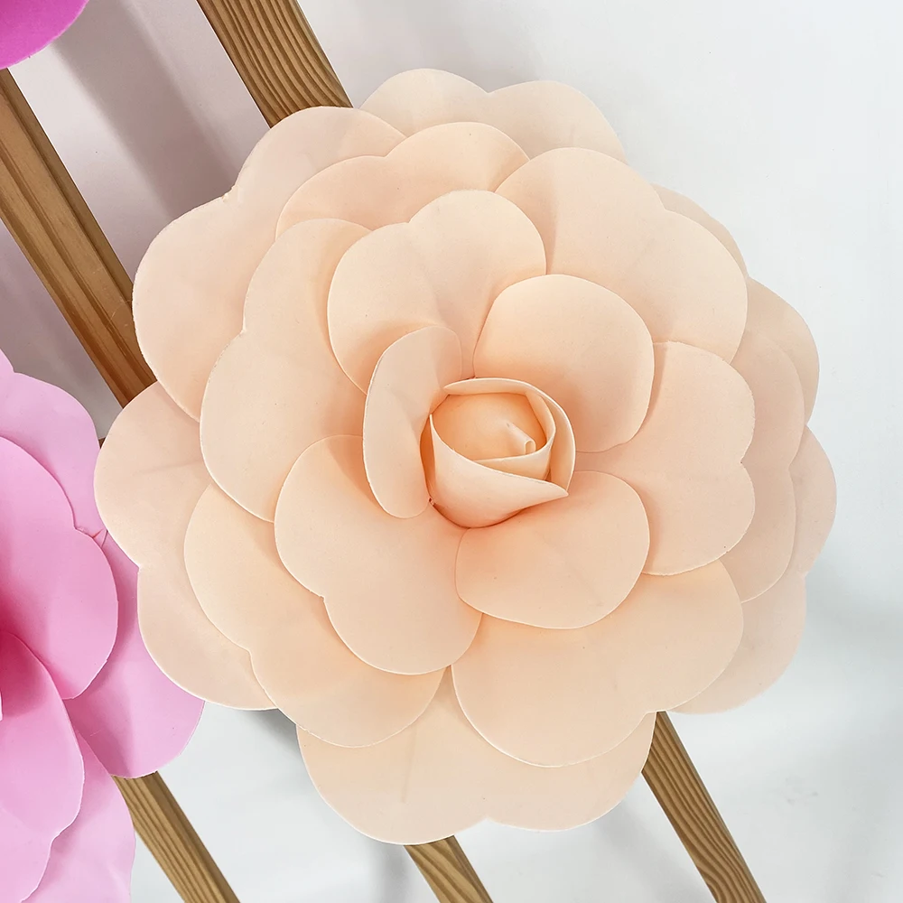 30cm Foam Rose Artificial Flower Wedding background Decoration Props DIY Home Decor Flowers Wreaths