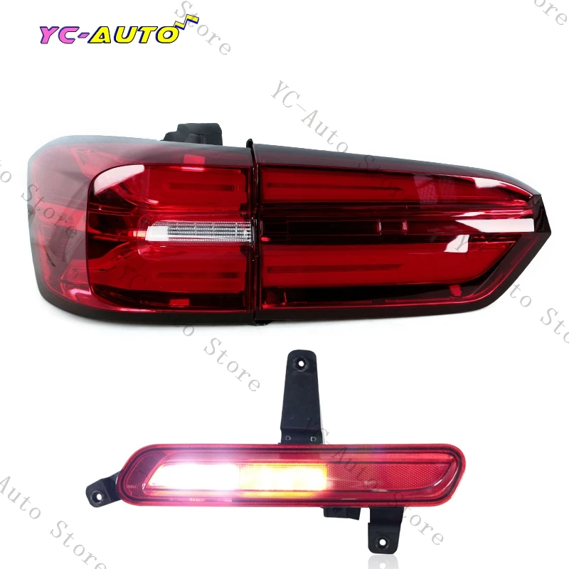 For SAIC Roewe RX8 Rear Bumper Outside Inside Tail Light Warning Brake Lamp Turn Signal Tail Lamp Car Accessorie