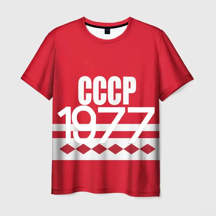 

Винтажная футболка с 3D принтом CCCP, мужская и женская модная футболка с короткими рукавами, винтажная футболка CCCP, русская одежда, мужская футболка большого размера