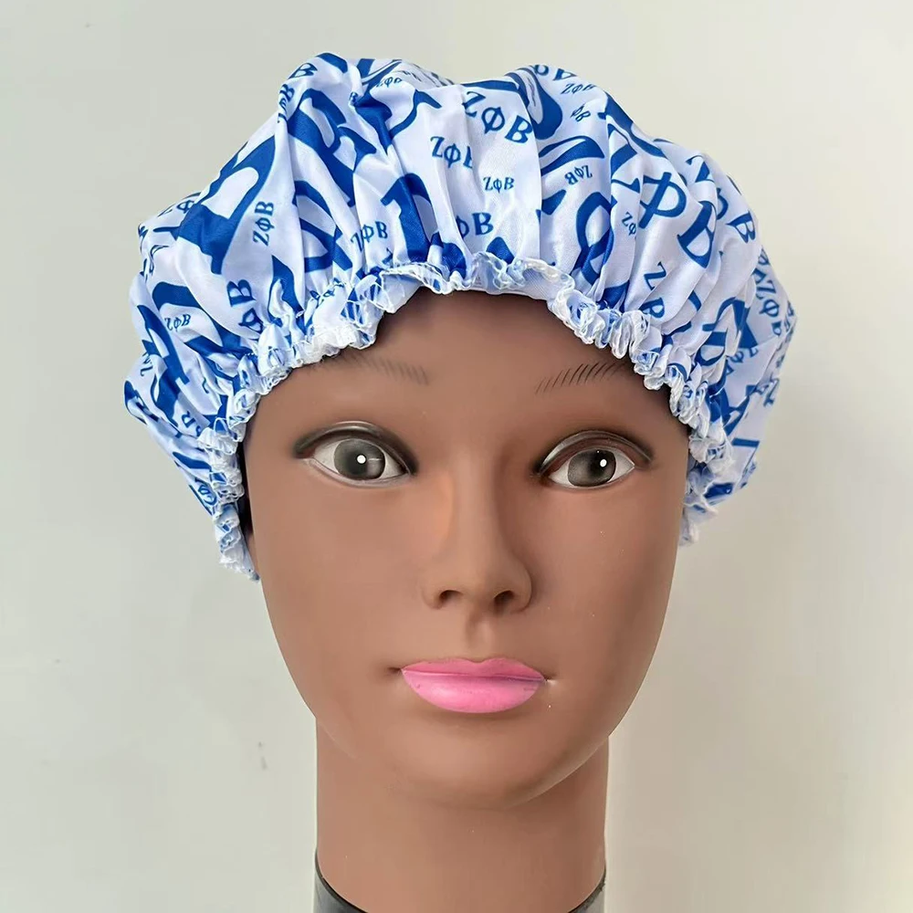 

Zetas custom Logo shower cap