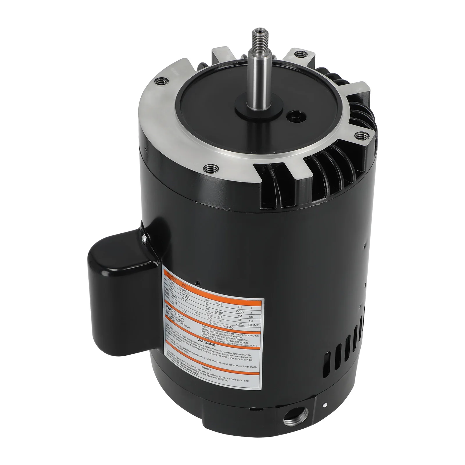 

Pool Motor 1HP Swimming Pool Pump Equipment 115V/230V B128 Professional Grade