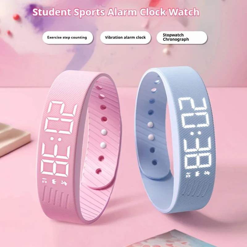 

Смарт-браслет, светодиодные цифровые водонепроницаемые умные часы, смарт-браслет с шагомером, монитор, умный браслет, вибрационная сигнализация, напоминание