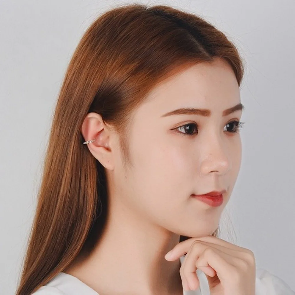 New Reusable Ear Corrector Clips Punk Rock Style Hypoallergenic Clip Earrings Comfortable No Hole Ear Clip Daily Wear