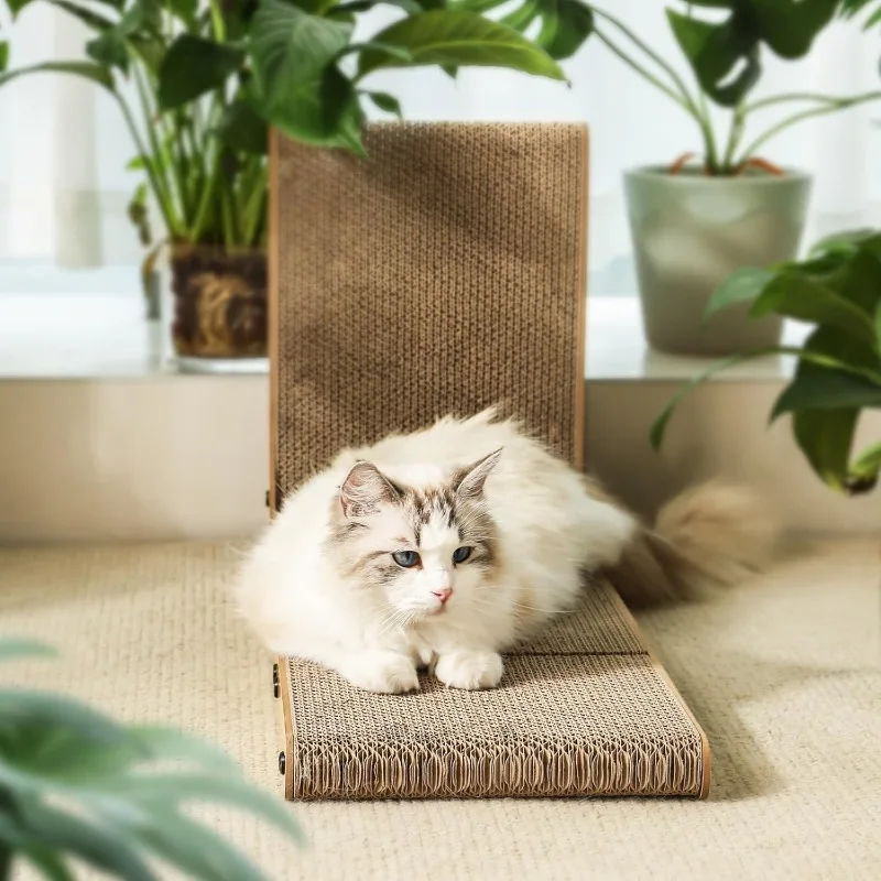 Cat Scratching Board Cat Toys Wooden Wear-resistant and Scratch-resistant Post Cat Furniture Training Grinding Claw Toy Articles