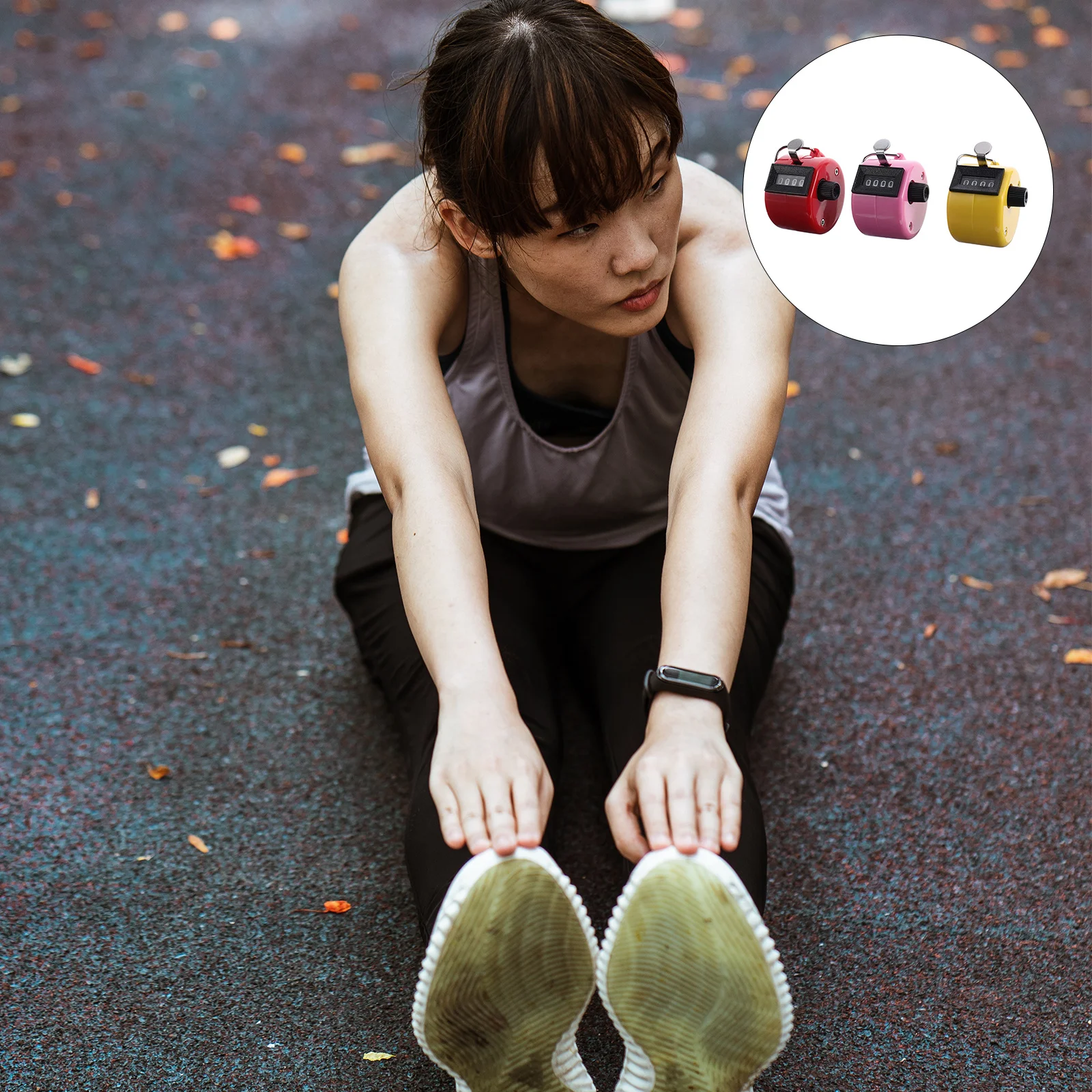 

3 pcs Electronic Tally Counters 4 Digit Manual Digital Counter Compact Fitness Gadget Handheld Number Counter For Sports