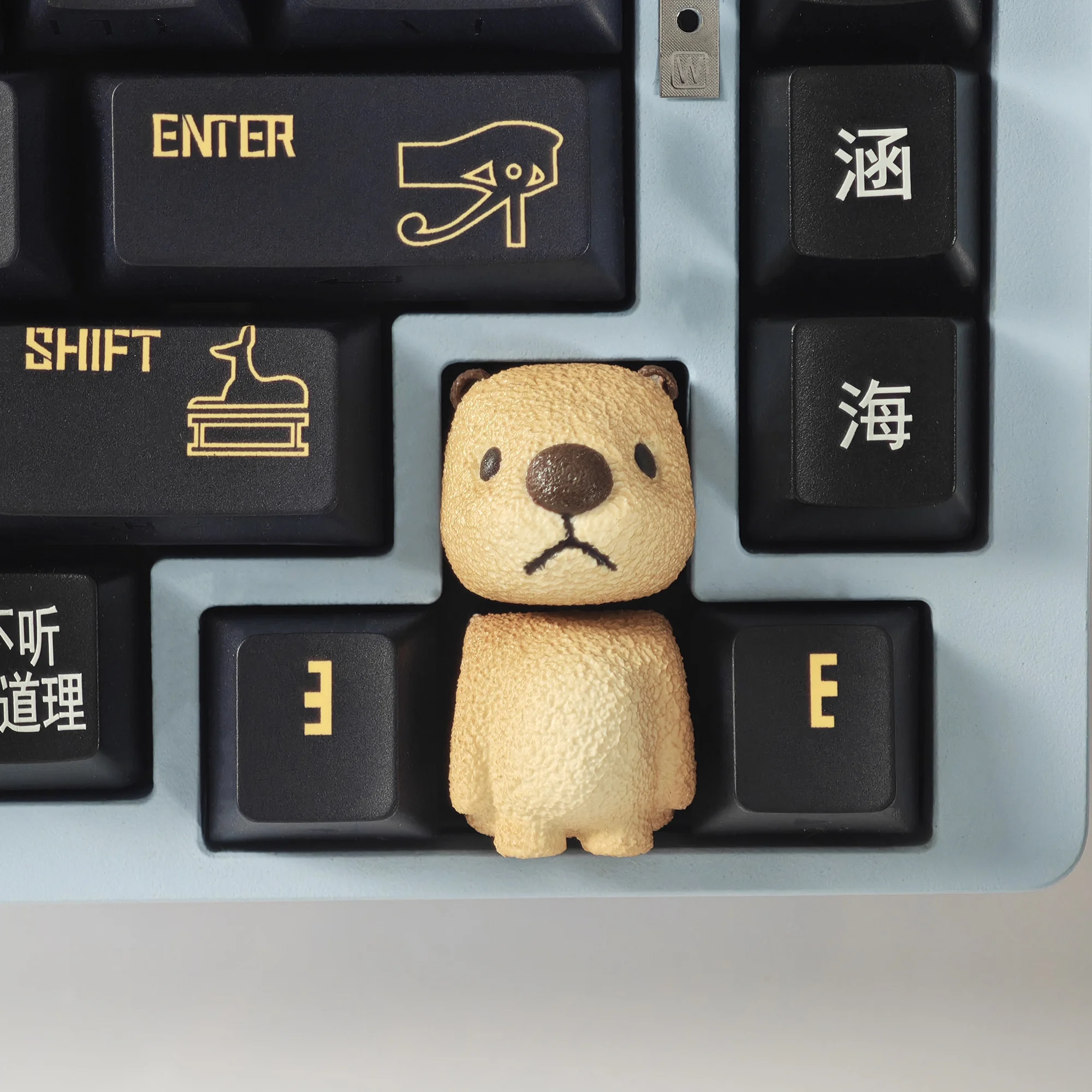 

Novel Resin Animal Party Combination Up and Down Keys Keycaps Personalized Key Cap CuteSuitable for Mechanical Keyboard