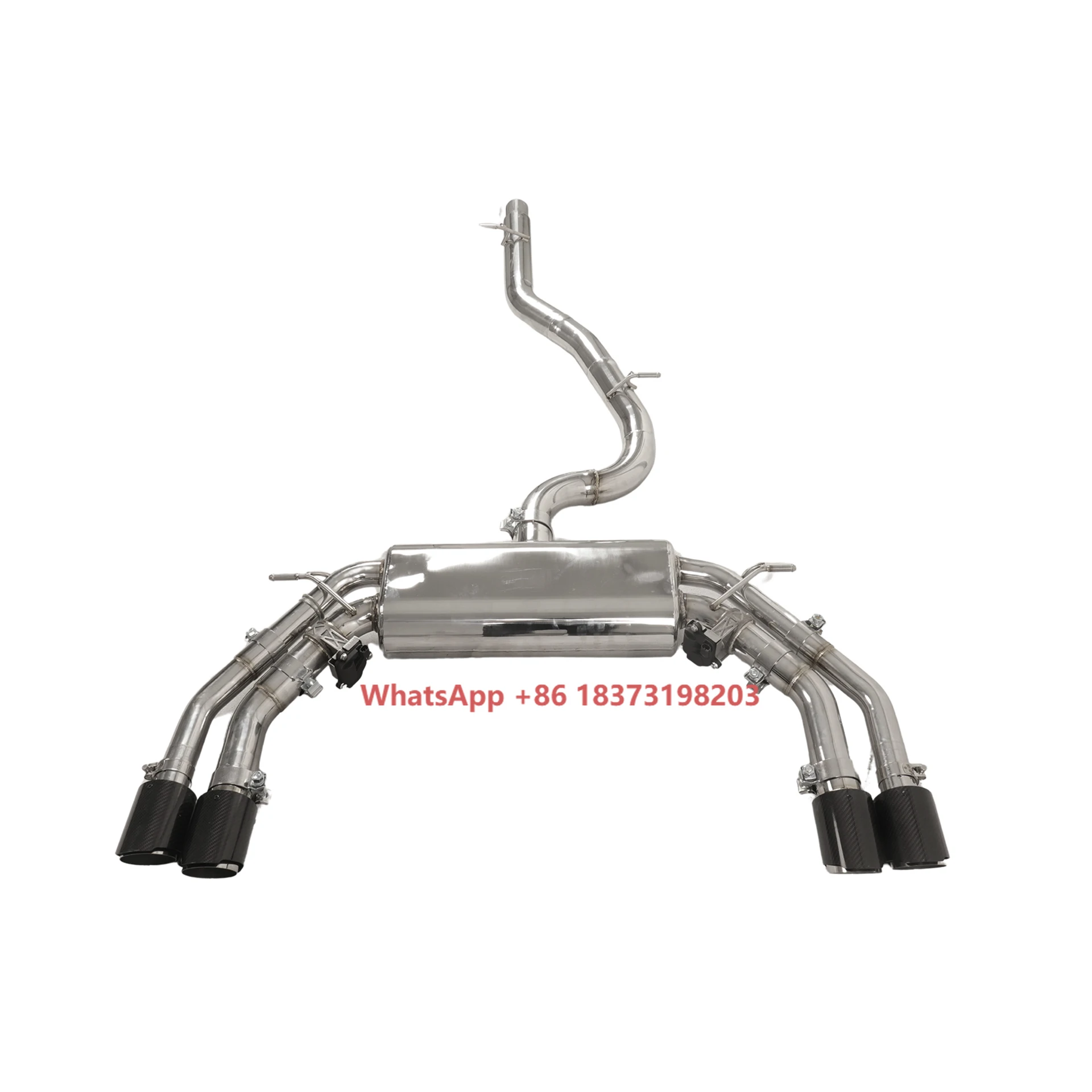 

YT High-Performance Valved Automotive Exhaust System Stainless Steel 304 Valve Exhaust Muffler for S3 2.0T Exhaust Pipes