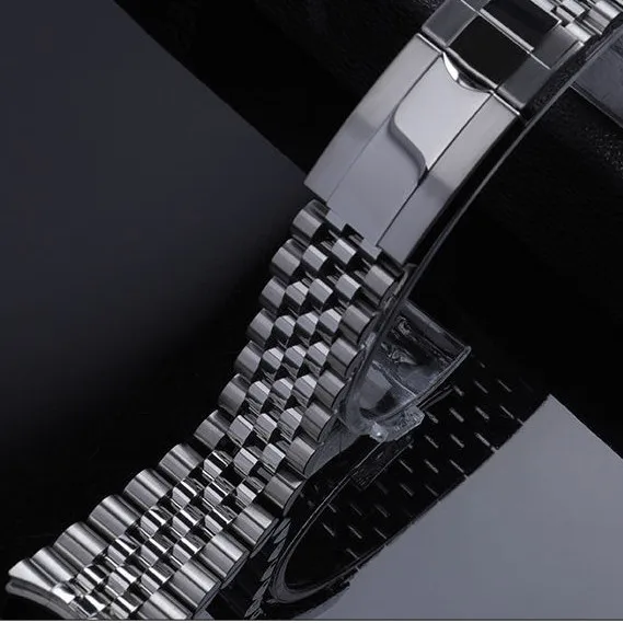 Stock Luxury Suitable for Ro-le-x GMT-Mas-ter 20mm 904L Solid Stainless Steel Band Bracelet 126710 Men 126711 Watch Strap