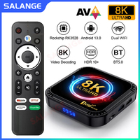 Salange TV98 ATV Ultra HD 8K Smart TV Box Android13 RK3528 2GB16GB 4GB 32/64GB Dual Wifi BT5.0 2.4G&5G Media Player Set Top Box