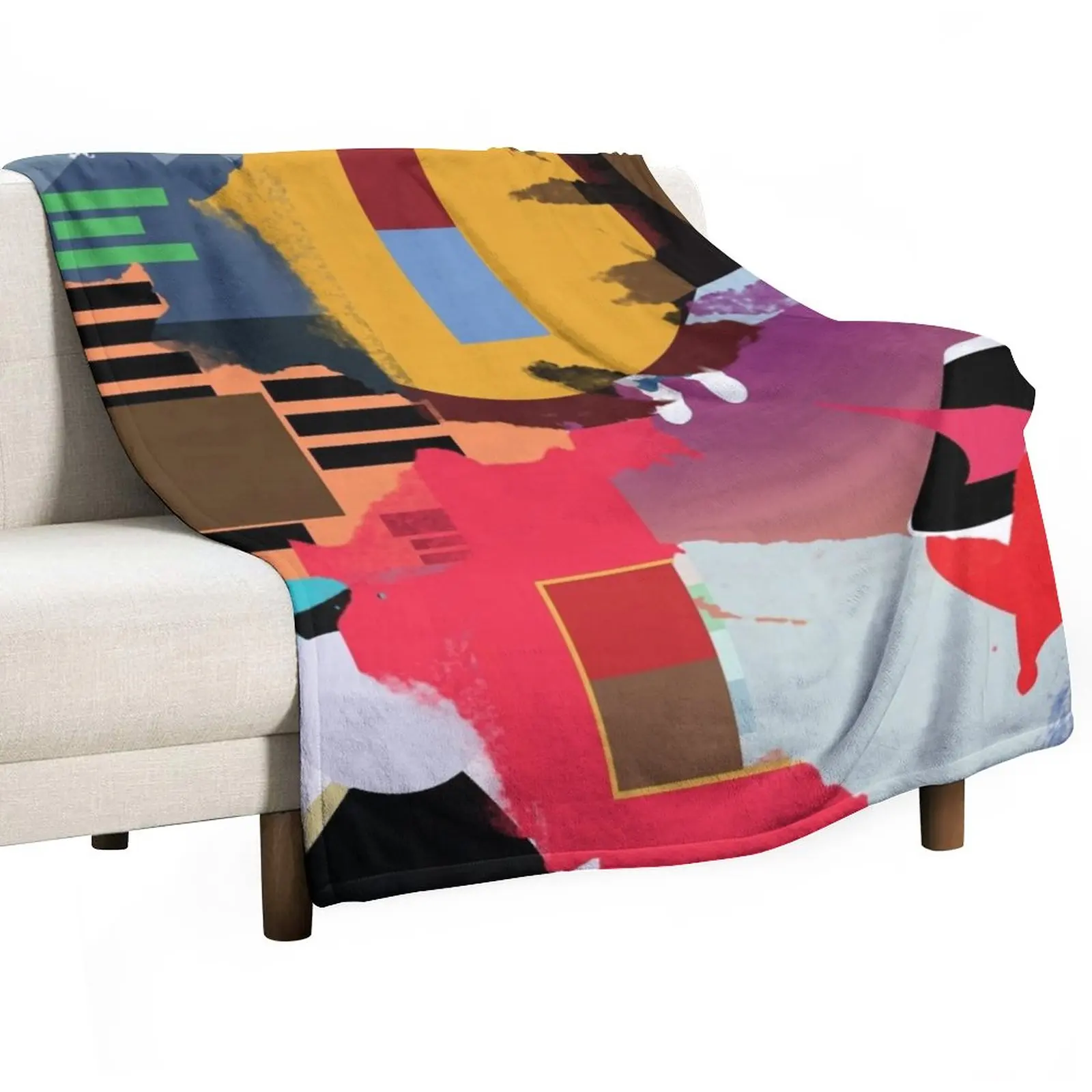 

kanye albums collage Throw Blanket Blankets Sofas Of Decoration Bed linens Bed Fashionable Blanket