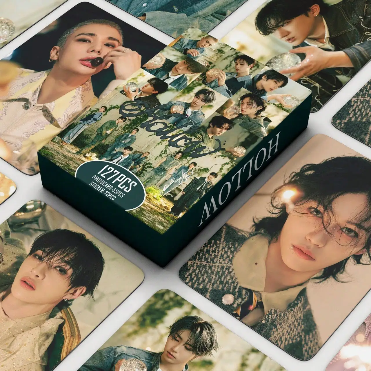 

127 шт. 95 шт. SKZOO STRAY KIDS «Hollow» Новый альбом: Двусторонние изысканные фотокарточки участников группы, стикеры, LOMO-карточки