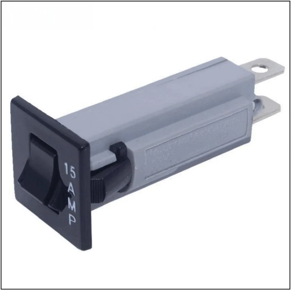 000000000000000000000000000015A Manual Reset Circuit Breaker Overload Protector 250VAC For Healthcare