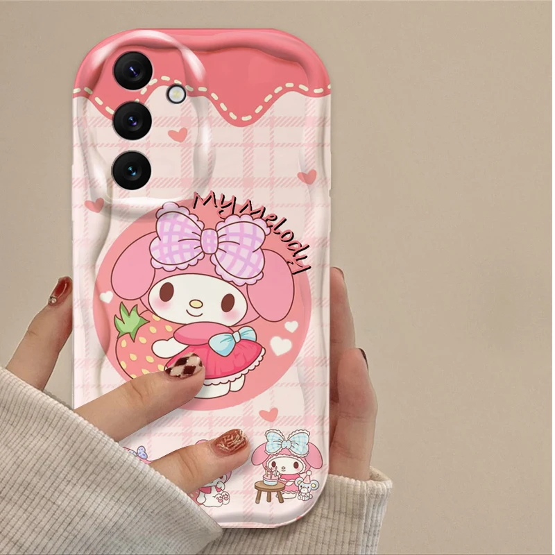 Sanrio cinnamoroll caso para samsung galaxy a54 a05 a05s a34 a24 a14 a04 a04s a73 a53 a33 a23 a13 a72 a52 a52s a32 a71 a51 a21s