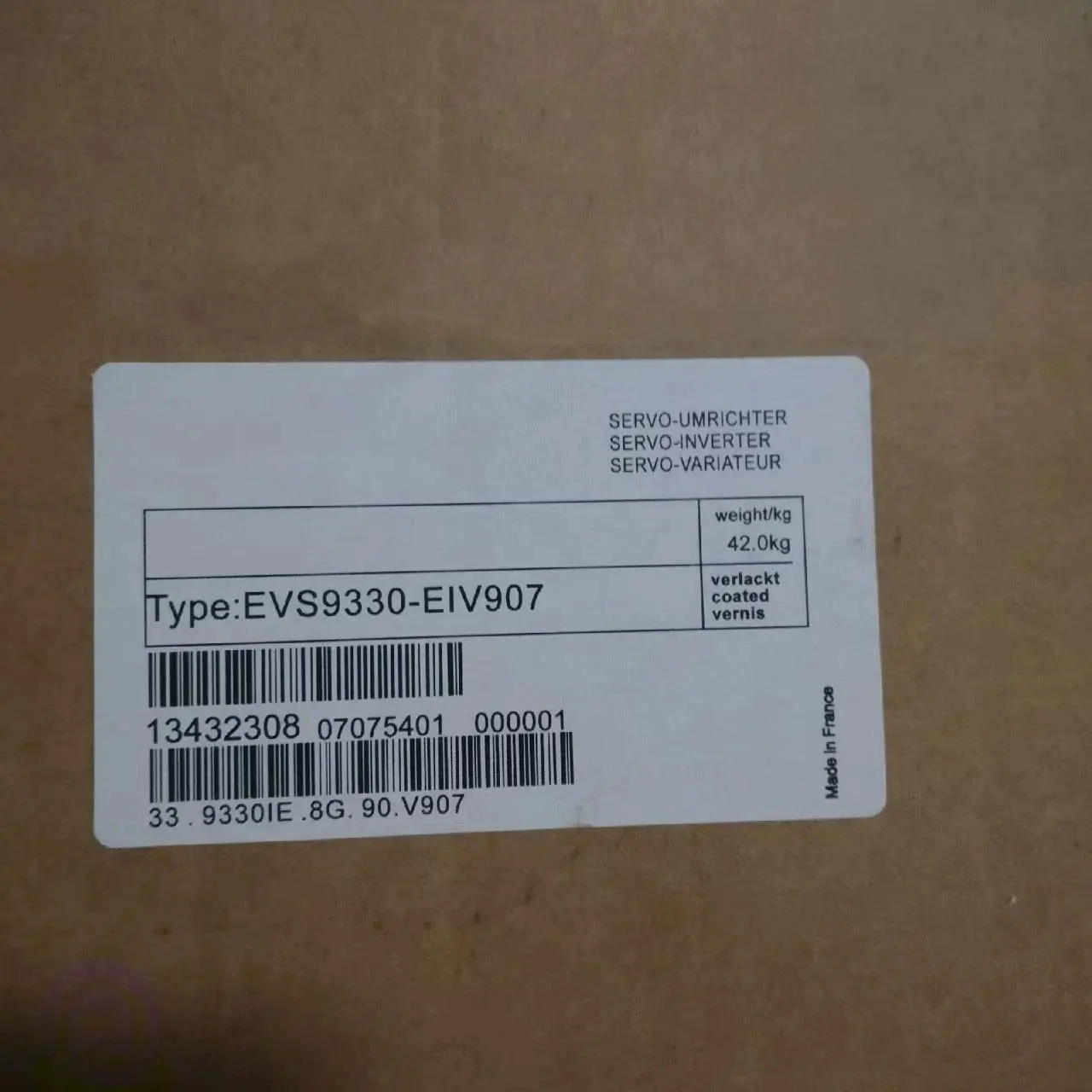 Brand new EVS9330-EKV004 EVS9330-EIV907 EVS9330-CSV003 EVF9330-EVV100 Warrently One-year