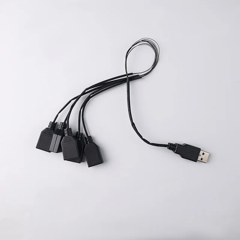 Muliti-effects Led Light Usb Hub Cable For  Blocks Buliding