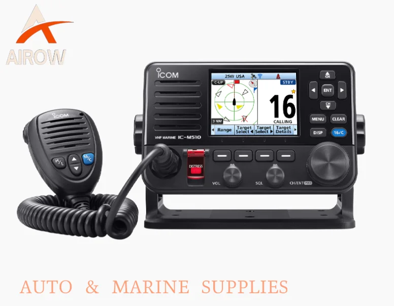 Airow auto Icom IC-M510 IP68 25W VHF Marine Radio with Wlan Function Icm510