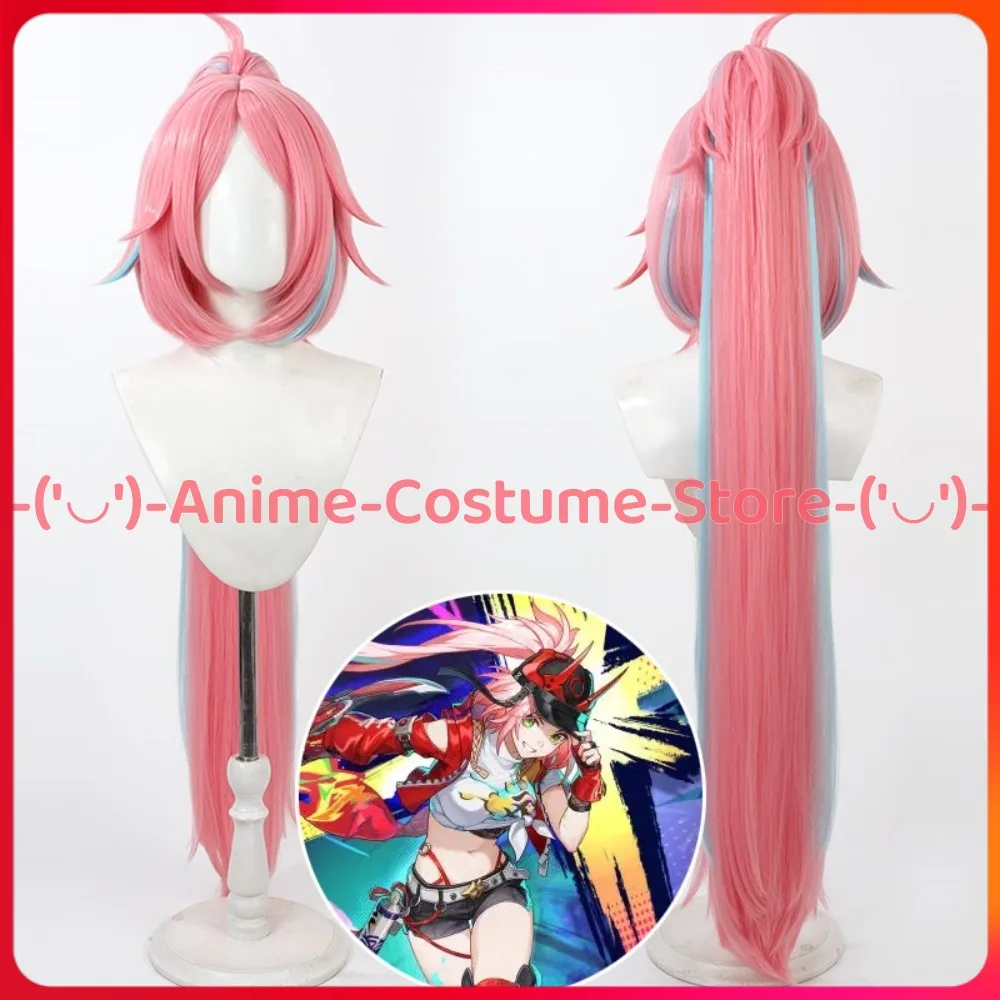 

Honkai: Star Rail Luan Po Pathstrider Косплей Парик Конский хвост Игровой персонаж Хэллоуин Карнавальный костюм для вечеринки Парики Синтетические волосы