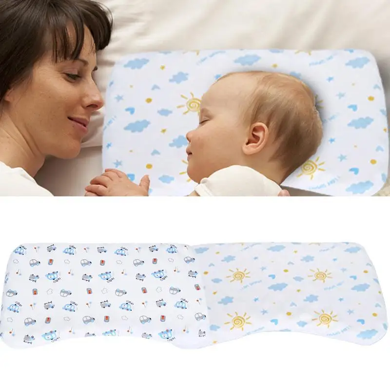 

Newborn Babies Pillow Breathable Infant Shaping Protective Travel Car Sleep Pillow Cartoon Sleeping Headrest Nursing For Home