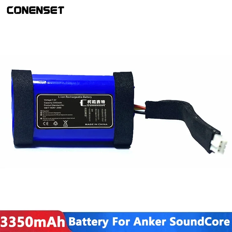 3350mAh PA19 PA19-1 7.4V Battery For Anker Soundcore 3 Soundcore Motion Plus + Wireless A3116011 A3117 Bluetooth Speaker