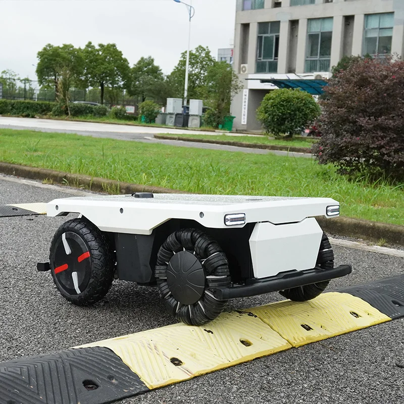 Security and Inspection Patrol Autonomous Robot UGV Platform, Unmanned Ground Vehicle for Area Monitoring and Guard
