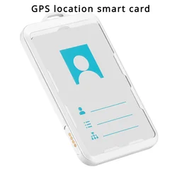 Localisateur GPS Version eurasienne, Alarme d'Urgence Personnelle, Carte d'Étudiant, Carte de Travailleur, Traqueur Anti-Perte