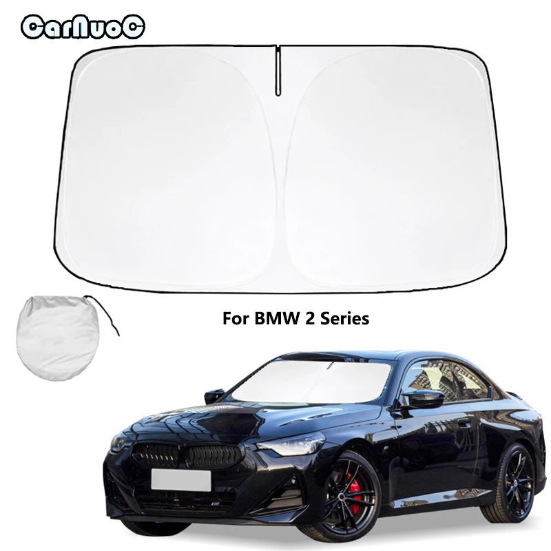 

For BMW 2 Series 2015 2016 2017 2018 2019 2020-2022 Car Windshield Sun Shade Reflector Sunshade Offers Protection Accessories