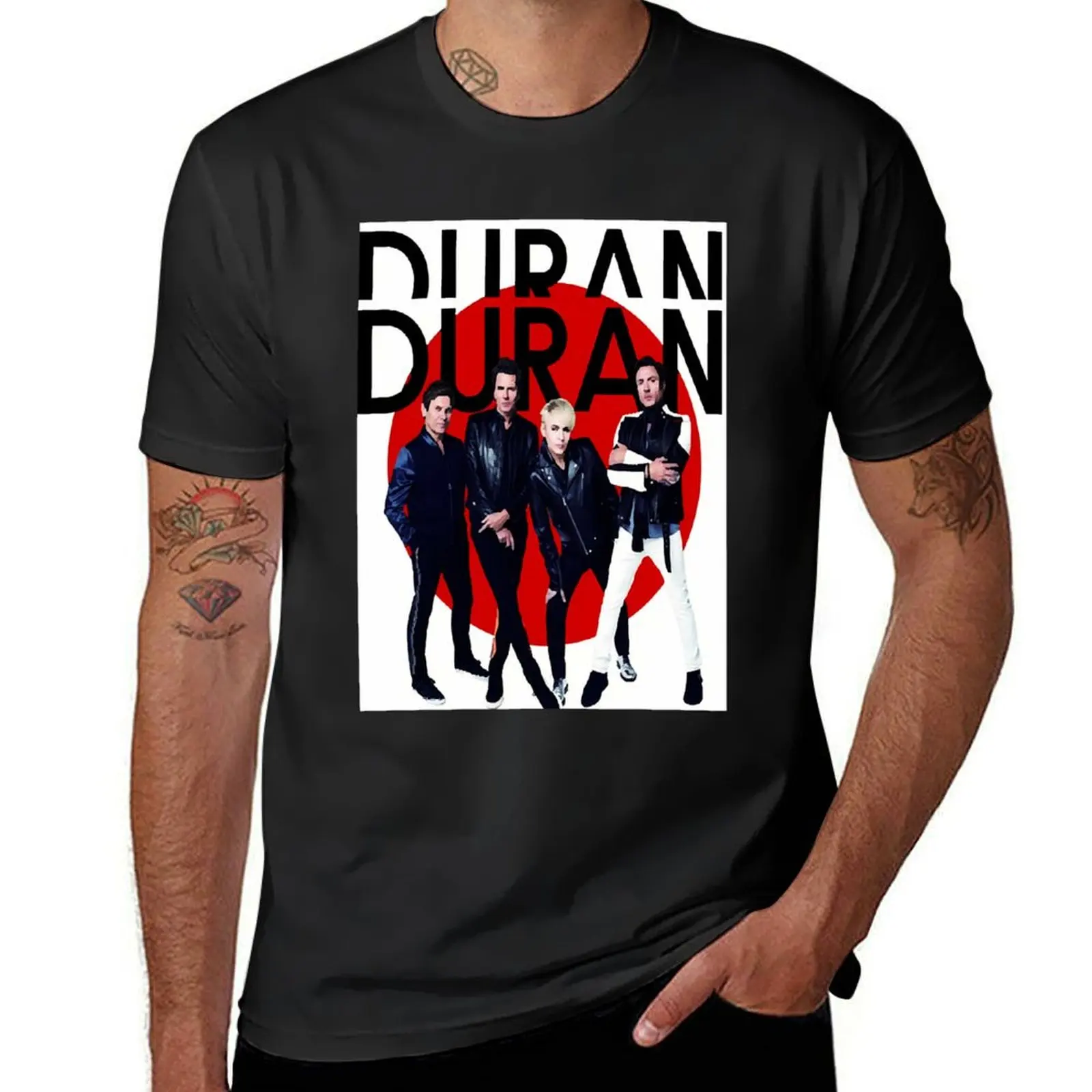 Duran Band Rock Band T-shirt summer tops customizeds mens funny t shirts