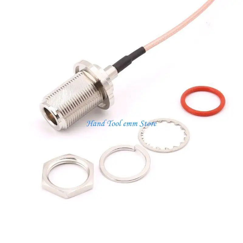 H37F N Female Bulkhead To SMA Male Plug RG316 Pigtail Cable RF Coaxial Cables Jumper